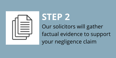 Step 2 of medical negligence claims process