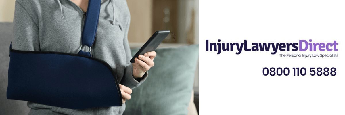 Woman making personal injury claim