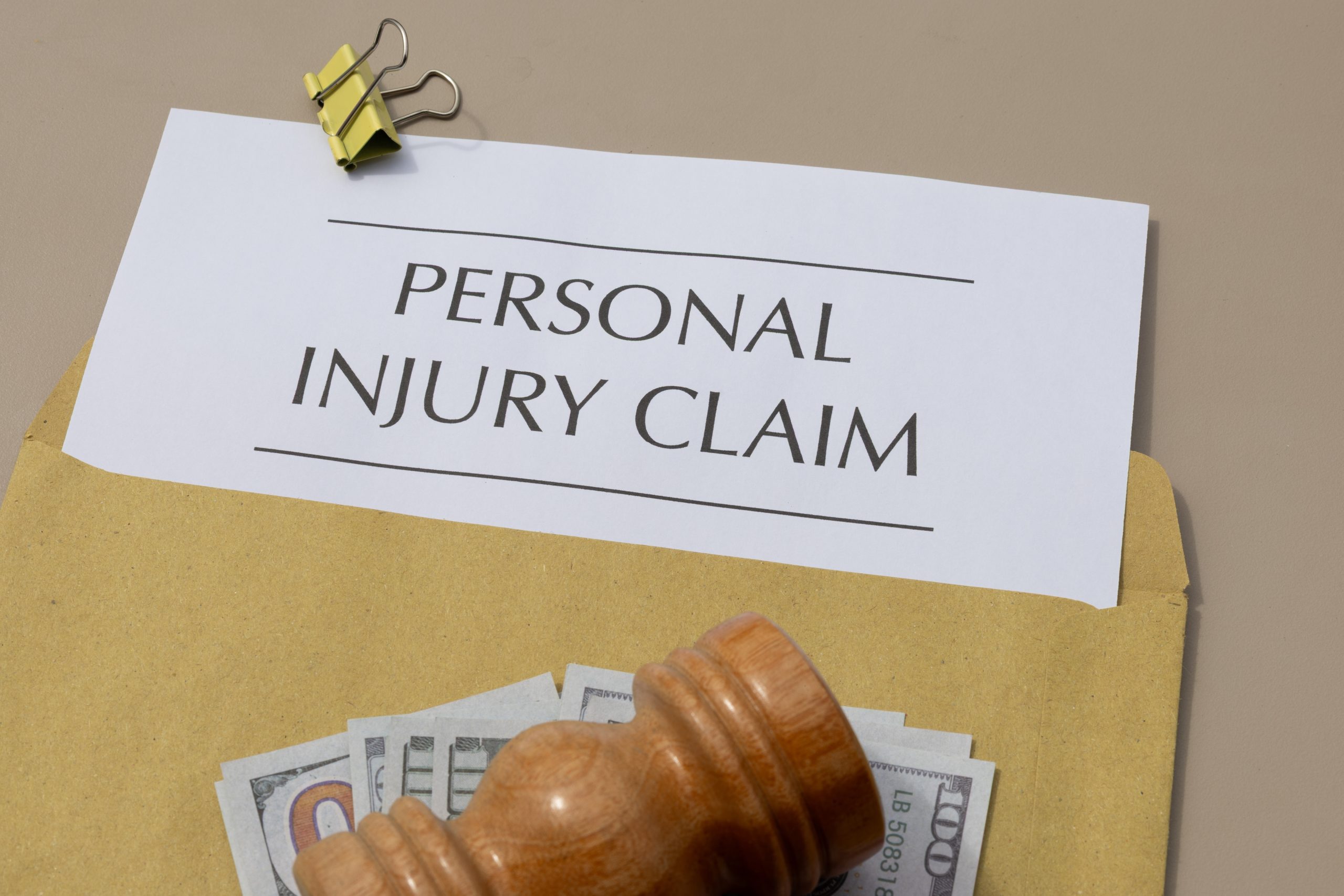 How many personal injury claims go to court?
